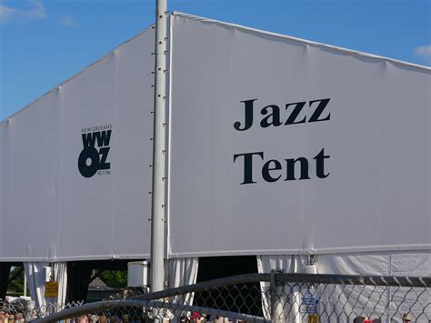 Start here. . Wwoz jazz fest tent